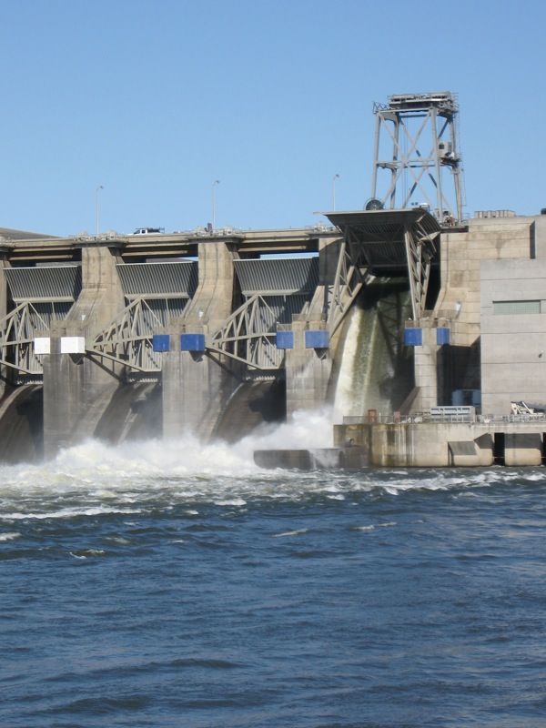 Little Goose Dam Spillway Deflectors